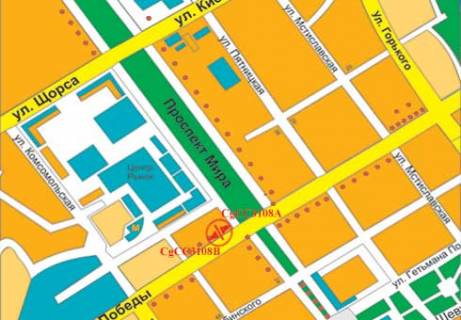 Backlight A in Chernihiv Peremogi prosp., 86 scheme