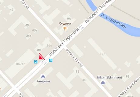 Backlight B in Chernihiv Peremogi prosp., 104 scheme