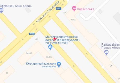 Backlight A in Chernihiv Miru prosp., 26 scheme