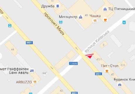 Scrolller, Scroll A in Chernihiv, 2.32x3.14  Mira av. - Kievskaa st. - 110133 scheme