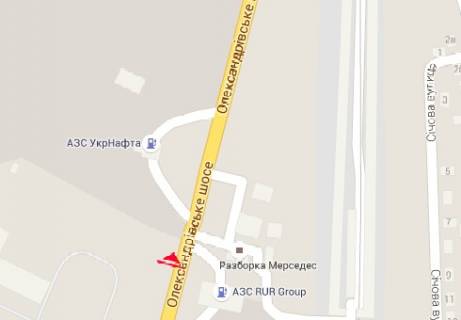 Billboard A in Kropyvnytskyi (Kirovograd), 3x6  Oleksandrijs'ke sose, 4, AZS "RUR" scheme