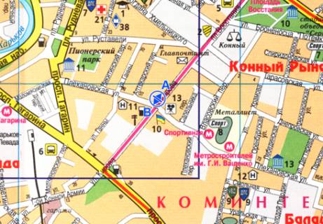 Backlight A in Kharkiv Molocna st. (Kirova (Cervonozavods'kij r-n) st.) - Plehanovs'ka st., 39a scheme