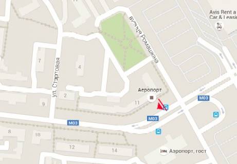 Citylight B in Kharkiv, 1.8x1.2  Aeroflotskaa st., 11 - Romaskina st. (ostanovka) scheme