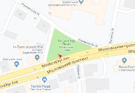Scrolller, Scroll A in Kharkiv, 2.32x3.14  Moskovskij av. - Primerovskaa st. - 179446 scheme