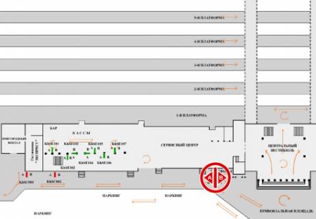 Backlight B in Kharkiv Privokzal'na pl., 1 scheme
