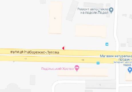 Backlight B in Kyiv Naberezno-Lugova st., 6 scheme