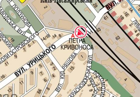 Non-Standard A in Kyiv, 2x8  Lipkovskogo st. (byvs. Urickogo st.) scheme