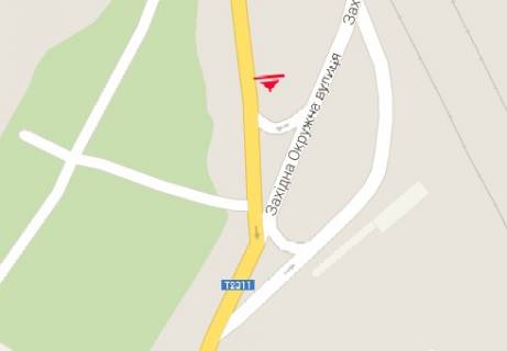 Billboard A in Khmelnitsky, 3x6  Zahidna Okruzna - Volocis'ka st. scheme