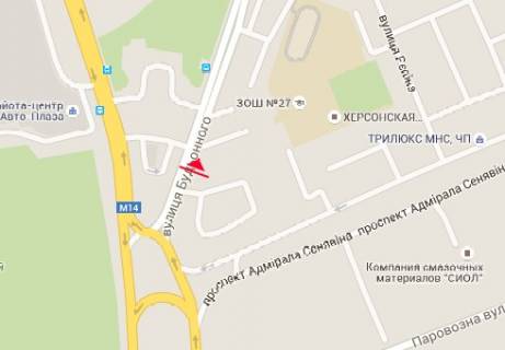 Billboard B in Kherson, 3x6  Polkovnika Kedrovs'kogo st. (Bud'onnogo st.), 4 scheme