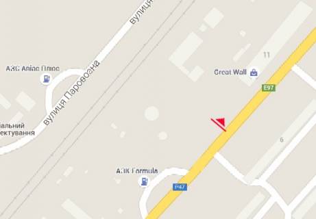 Billboard A in Kherson, 3x6  Berislavs'ke sose, 6 scheme