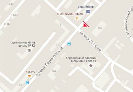 Backlight A in Kherson, 3x4  Perekops'ka st., 166 scheme