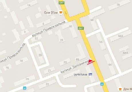 Scrolller, Scroll A in Kherson, 2.32x3.14  Usakova av. - Zeleznodoroznaa st. - 37178 scheme