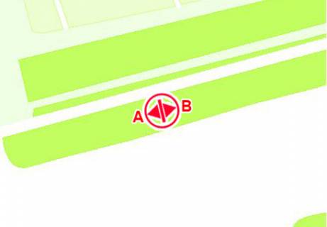 Billboard A in Mykolaiv Odesskoe sosse scheme