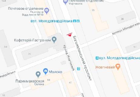 Backlight B in Mykolaiv, 2.3x3.14  Bogoavlens'kij prosp. (Zovtnevij prosp.), 45 scheme