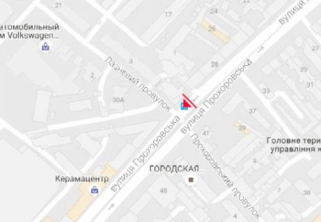 Billboard B in Odessa, 3x6  Prohorovs'ka st., 28 scheme