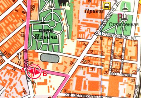 Billboard A in Odessa, 3x6  Visokij prov., 24 scheme