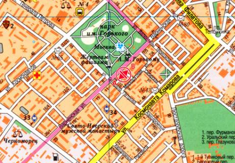 Billboard B in Odessa, 3x6  Varnens'ka st. (Dmitra Bajdi-Visnevec'kogo st.), 7 scheme