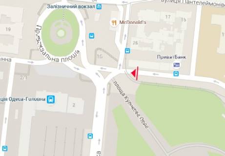 Citylight B in Odessa, 1.2x1.8  Italijs'kij b-r., 8 scheme