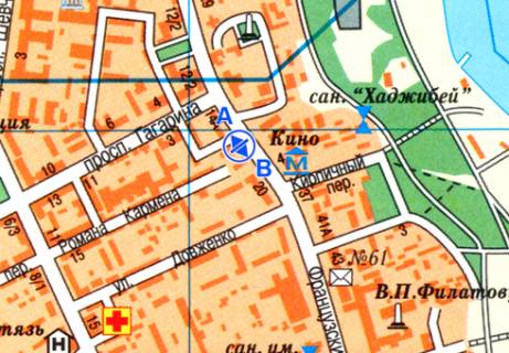 Citylight A in Odessa Francuzskij b-r, 16 m-n "Sel'po" 2 A scheme