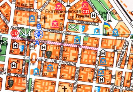 Citylight B in Odessa, 1.8x1.2  Gavannaa st.,4 scheme