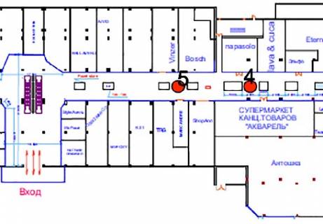 Citylight A in Odessa, 1.8x1.2  TC Fontan Sky holl No5A1 scheme