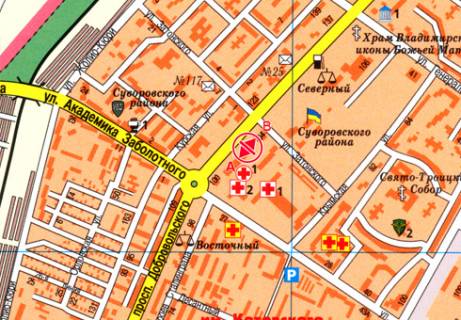 Prismatron, Prism A in Odessa, 3x6  Dobrovol'skogo st., 102 - 37524 scheme