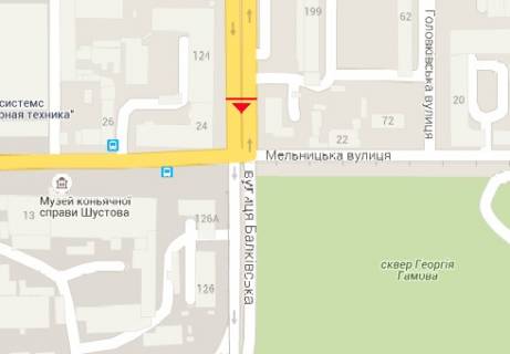 Prismatron, Prism A in Odessa, 3x6  Balkovskaa st. - Mel'nickaa, 24a st. - 63687 scheme