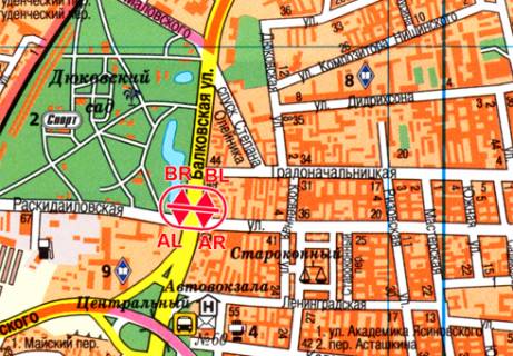 Prismatron, Prism A in Odessa, 3x6  Balkovskaa st., 99 - Raskidajlovskaa st. - 13299 scheme