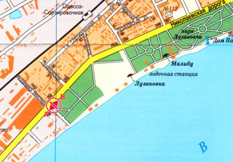 Prismatron, Prism A in Odessa, 3x6  Nikolaevskaa doroga, 257 - 13308 scheme