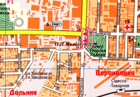 Prismatron, Prism A in Odessa, 3x6  Mel'nickaa st. - Balkovskaa st., skver A2 pravaa - 13329 scheme