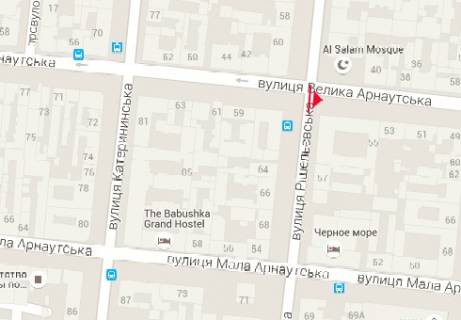 Scrolller, Scroll A in Odessa, 2.32x3.14  B.Arnautskaa st., 55 - Risel'evskaa st. - 13500 scheme