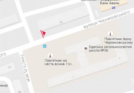 Scrolller, Scroll A in Odessa Cernahovskogo st. No24 A5 - 96305 scheme