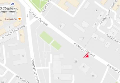 Billboard B in Poltava, 3x6  Nebesnoi Sotni (Lenina) st. scheme