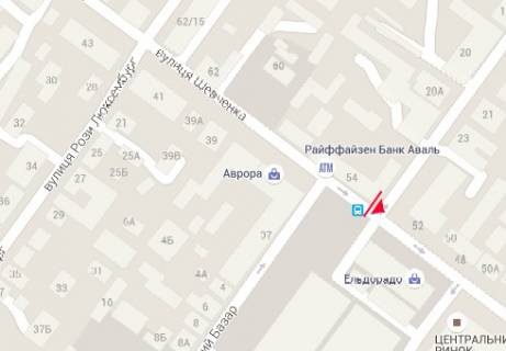 Prismatron, Prism B in Poltava Sevcenko st., central'nyj rynok - 13654 scheme