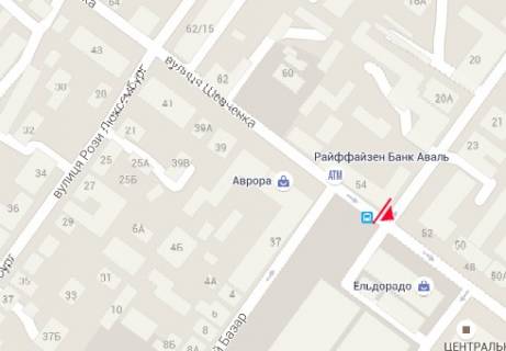 Prismatron, Prism B in Poltava Sevcenko st., central'nyj rynok - 13655 scheme
