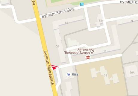 Billboard A in Rivne, 3x6  Kulika i Gudaceka st., 36 scheme