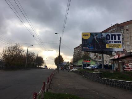 Billboard A in Rivne, 6x3  Dubens'ka, 44 (kinceva zupinka mis'k. transportu) Photo 1