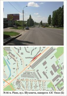 Billboard B in Rivne st. Suhevica Photo 1
