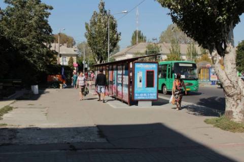 Citylight B in Berdyansk, 1,2х1,8  Ital'anskaa st. (ostanovka g-n Skorohod) Photo 1