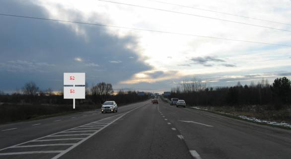 Billboard B in Lviv route, 6x3  M-10 Zahidnij obhid, bila Avtohati v storonu TC "King Cross" , niznij Photo 1