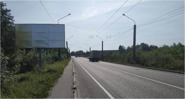 Billboard B in Pasik-Zubrytsky, 6x3  viizd zi L'vova v storonu Davidova, bila AZS, Zelena st. Photo 1