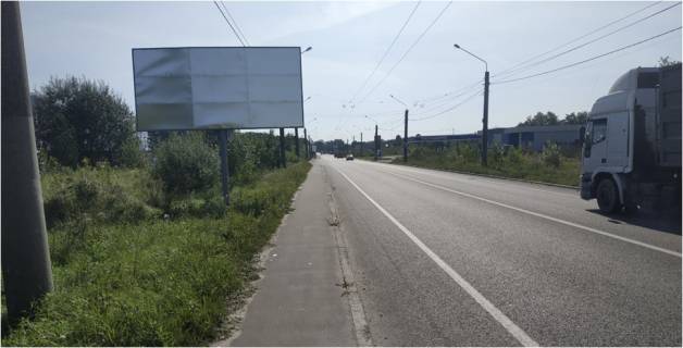 Billboard B in Pasik-Zubrytsky, 6x3  viizd zi L'vova v storonu Davidova, bila spectehniki, Zelena st. Photo 1