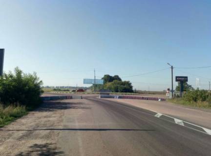 Billboard A in Zhytomyr trasi, 12x3  Ob"izdna Zitomira.Rozvilka bila Levkova.Napramok na Berdiciv,Vinnicu st.A Photo 1