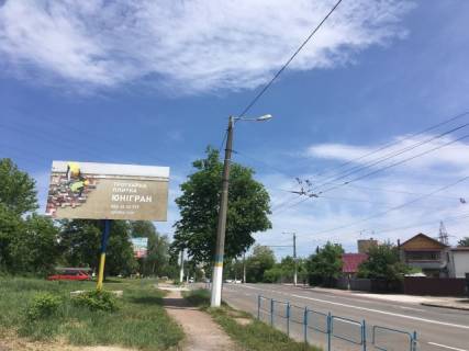 Billboard B in Zhytomyr, 6x3  Zitomir v.Cudnivs'ka 120, porad kompleks "Sitij los'", vodokanal,Gidropark, v'izd v misto zi storoni Hmel'nic'kogo, st.B Photo 1