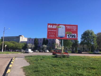 Billboard B in Chudniv, 6x3  Cudniv v.50-ricca Zovtna,centr mista, st B Photo 1