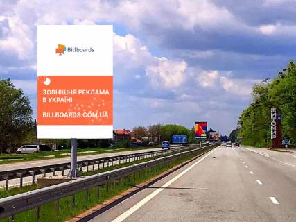 Billboard A in Gliboczyca, 2.5x4  Vertikal'nij bord v s.Glibocica,po centru dorogi No 3.Napramok na Zitomir st.A Photo 1