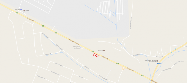 Billboard B in Sokilniki, 3x6  M-10 Zahidnij obhid m. L'vova scheme