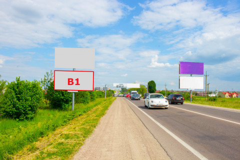 Billboard B in Sokilniki, 3x6  M-10 Zahidnij obhid m. L'vova Photo 1