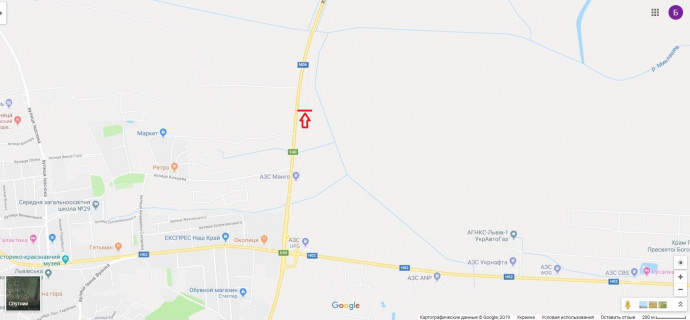 Billboard A in Lviv route, 3x6  M-06 Kiiv-Cop scheme