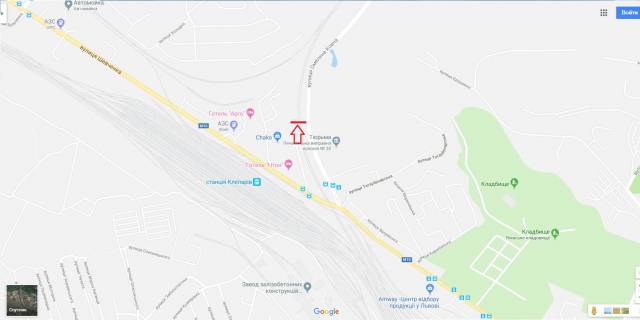 Billboard + in Lviv вул. Омеляна Ковча рух до вул. Вінниця, місце №1 scheme